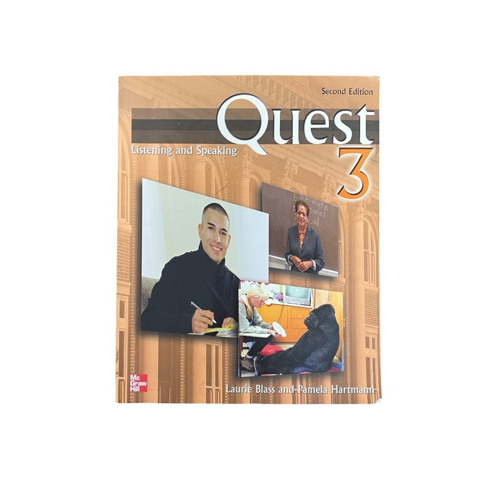 Quest 3 Listening and Speaking, 2nd Edition by Laurie Blass and Pamela Hartmann